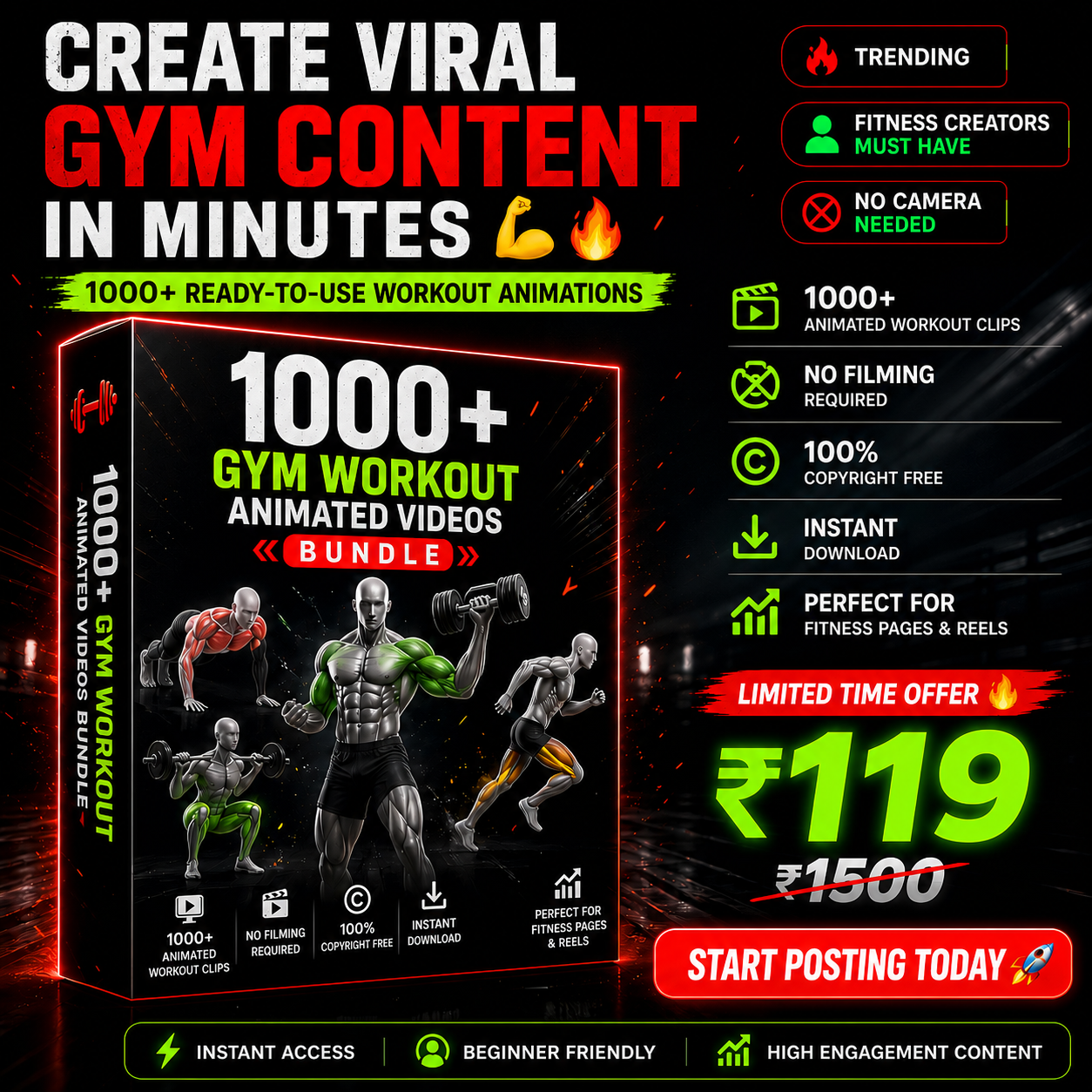 Gym Workout Bundle